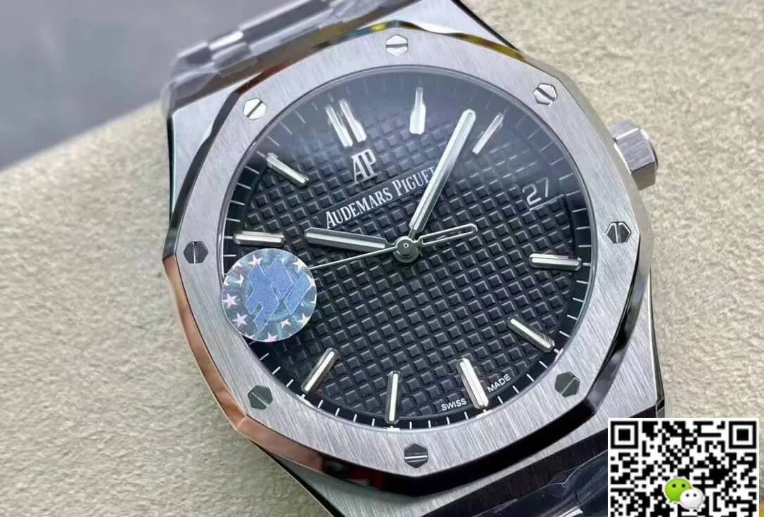 Audemars Piguet Royal Oak 15500ST.OO.1220ST.03 ZF Factory 1:1 Best Edition Replica Watch V2 Black Dial
